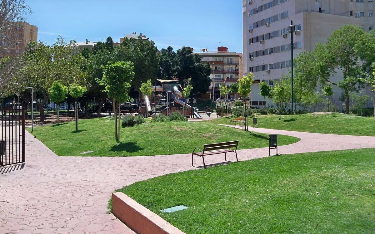 Parque del Norte, en el distrito Bailén-Miraflores (Málaga)
